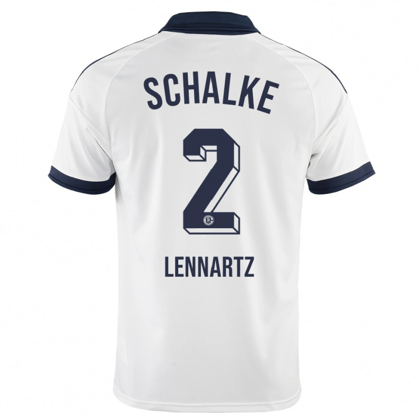 Danxen Hombre Camiseta Max Lennartz #2 Negro Blanco 2ª Equipación 2026/27 La Camisa