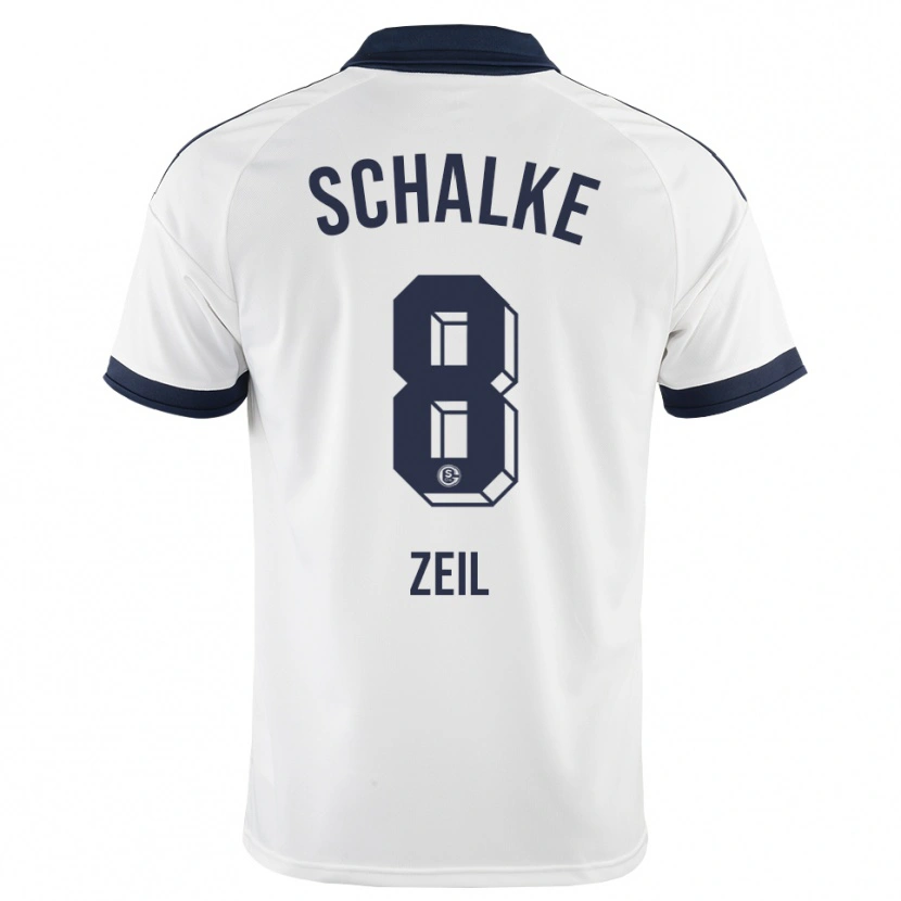 Danxen Hombre Camiseta Emil Zeil #8 Negro Blanco 2ª Equipación 2026/27 La Camisa