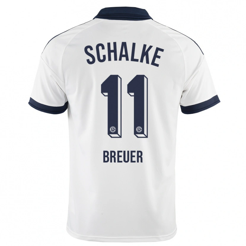 Danxen Hombre Camiseta Simon Breuer #11 Negro Blanco 2ª Equipación 2026/27 La Camisa