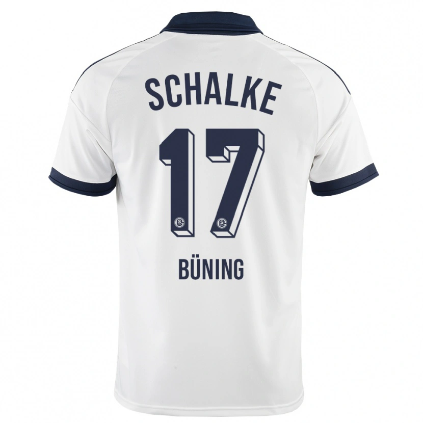 Danxen Hombre Camiseta Michelle Büning #17 Negro Blanco 2ª Equipación 2026/27 La Camisa
