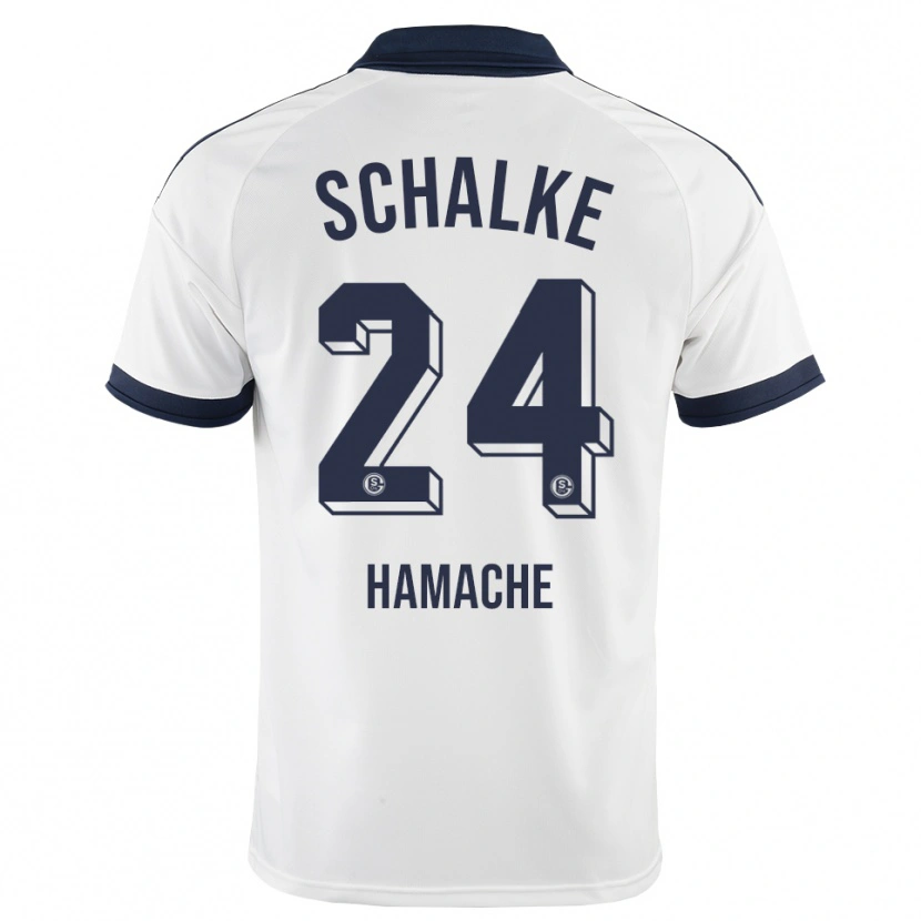 Danxen Hombre Camiseta Ilyes Hamache #24 Negro Blanco 2ª Equipación 2026/27 La Camisa