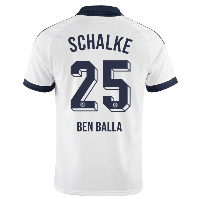 Danxen Hombre Camiseta Yassin Ben Balla #25 Negro Blanco 2ª Equipación 2026/27 La Camisa