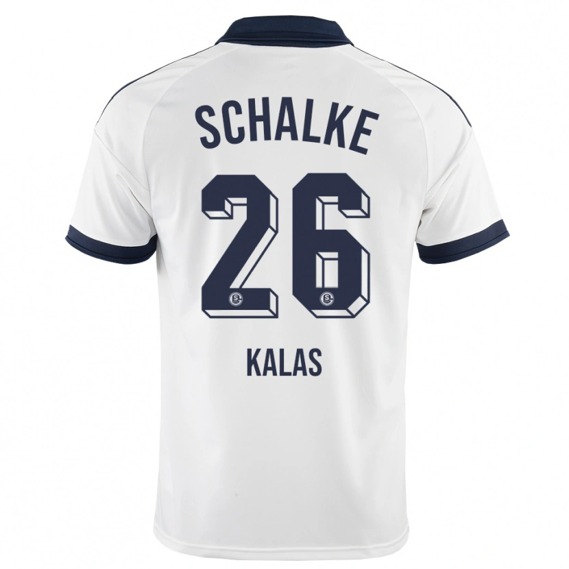 Danxen Hombre Camiseta Tomas Kalas #26 Negro Blanco 2ª Equipación 2026/27 La Camisa