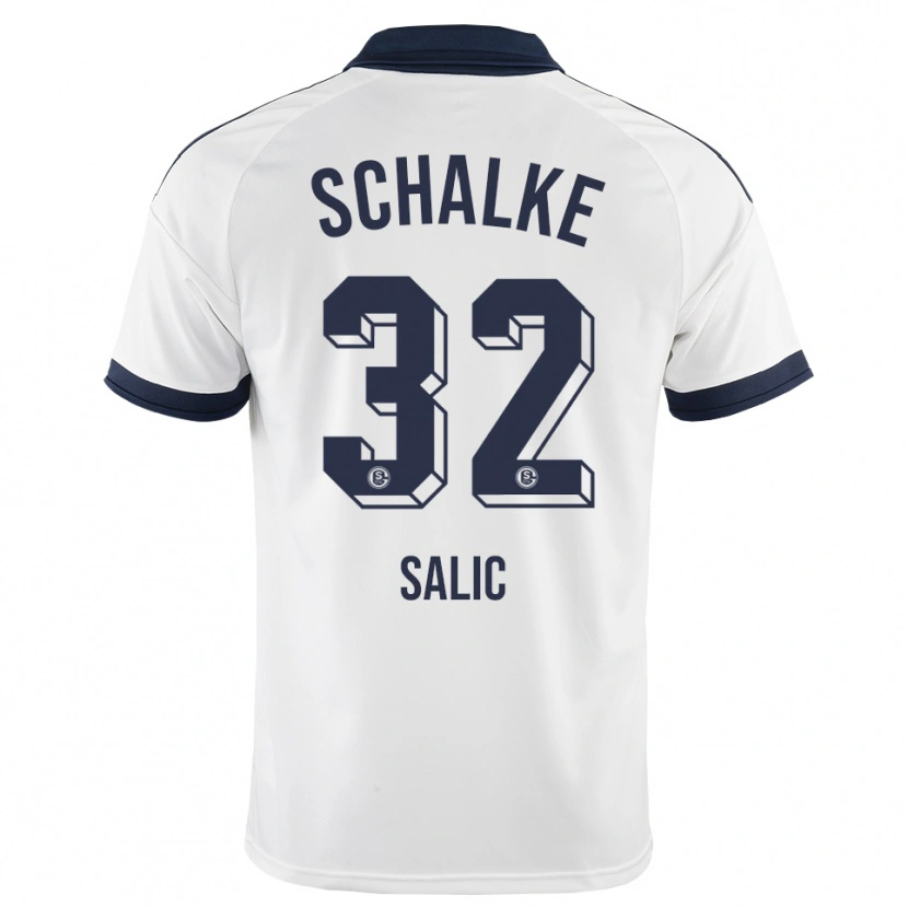 Danxen Hombre Camiseta Dana Salic #32 Negro Blanco 2ª Equipación 2026/27 La Camisa