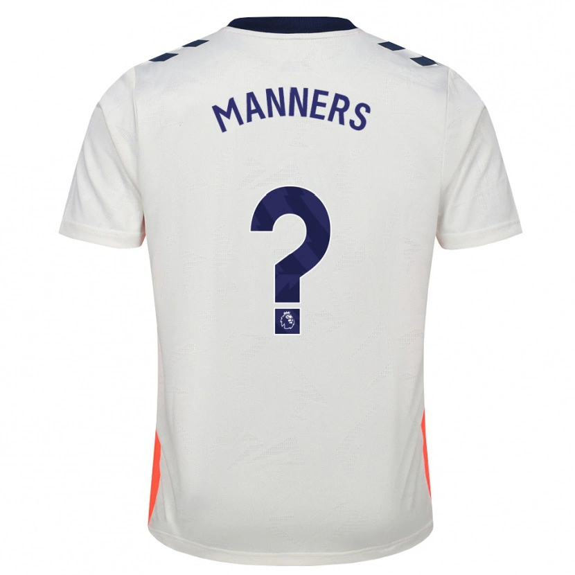 Danxen Hombre Camiseta Charlie Manners #0 Blanco Naranja Azul Real 2ª Equipación 2026/27 La Camisa
