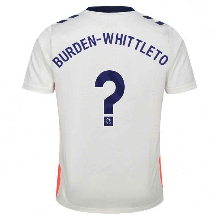 Danxen Hombre Camiseta Charlie Burden-Whittleton #0 Blanco Naranja Azul Real 2ª Equipación 2026/27 La Camisa