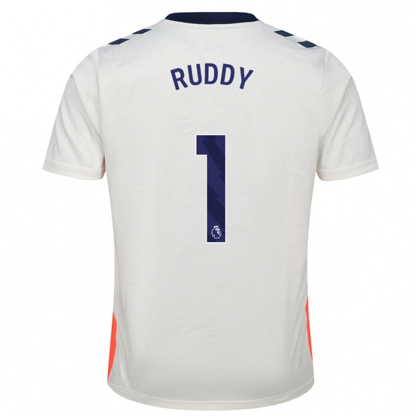 Danxen Hombre Camiseta Jack Ruddy #1 Blanco Naranja Azul Real 2ª Equipación 2026/27 La Camisa