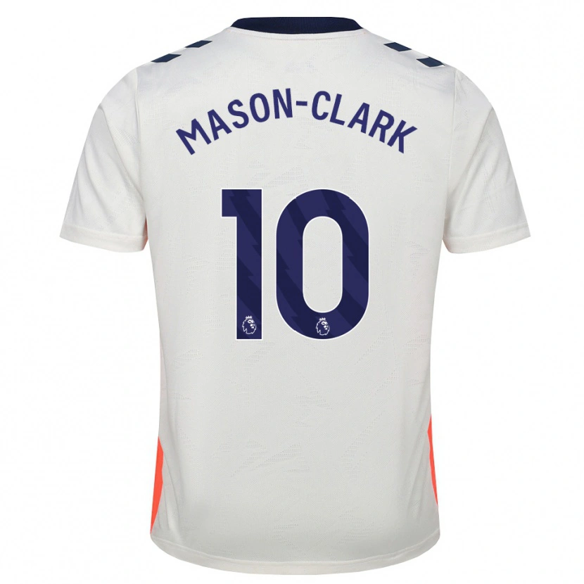 Danxen Hombre Camiseta Ephron Mason-Clark #10 Blanco Naranja Azul Real 2ª Equipación 2026/27 La Camisa