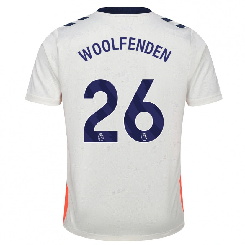 Danxen Hombre Camiseta Luke Woolfenden #26 Blanco Naranja Azul Real 2ª Equipación 2026/27 La Camisa