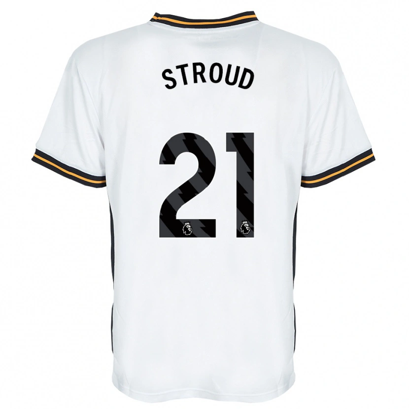 Danxen Hombre Camiseta Elliot Stroud #21 Blanco Naranja Negro 2ª Equipación 2026/27 La Camisa