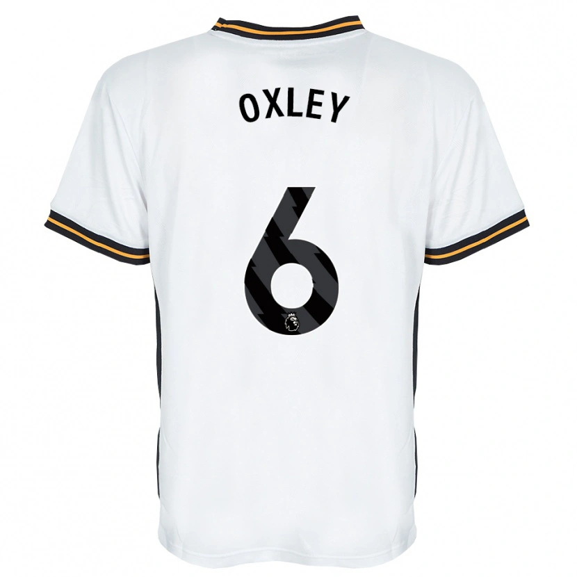Danxen Hombre Camiseta Tilly Oxley #6 Blanco Naranja Negro 2ª Equipación 2026/27 La Camisa