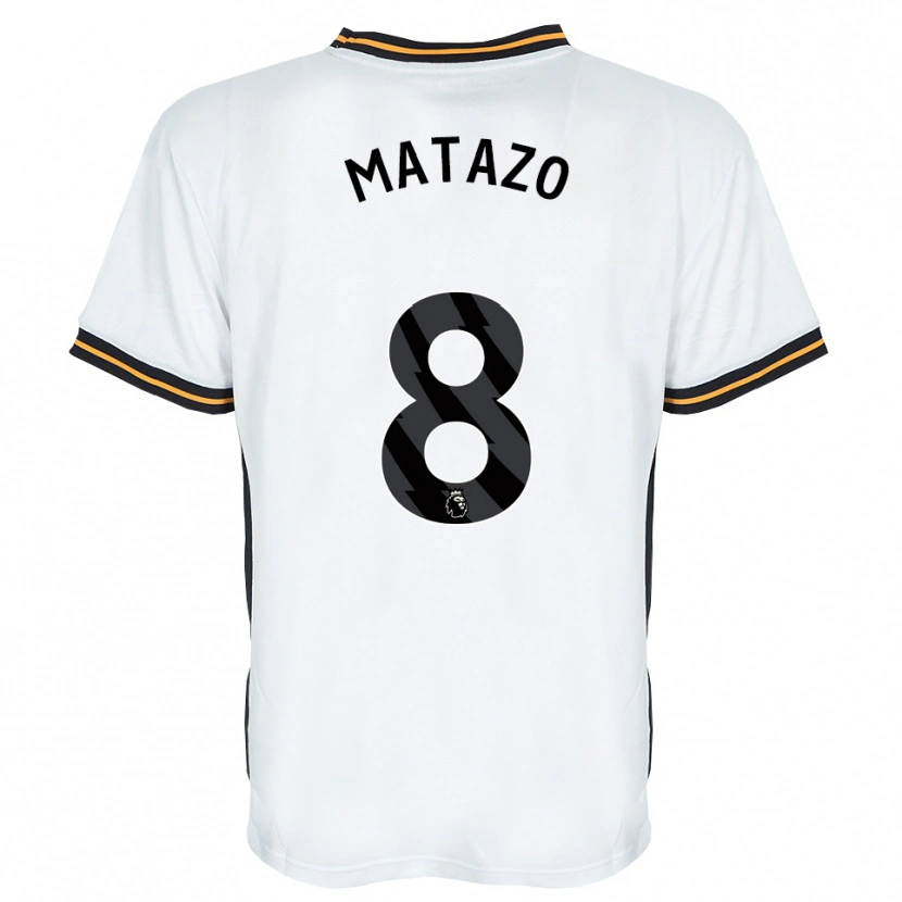 Danxen Hombre Camiseta Eliot Matazo #8 Blanco Naranja Negro 2ª Equipación 2026/27 La Camisa