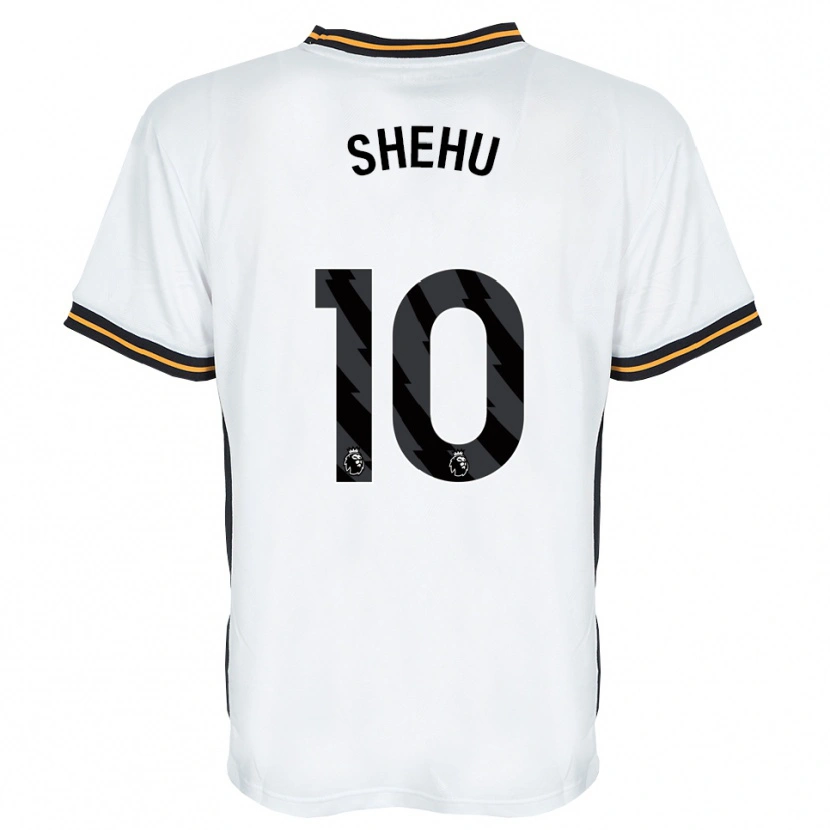 Danxen Hombre Camiseta Aidon Shehu #10 Blanco Naranja Negro 2ª Equipación 2026/27 La Camisa