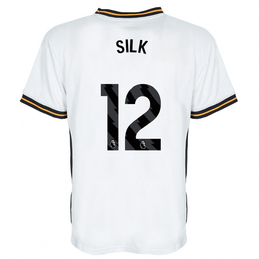 Danxen Hombre Camiseta Reuben Silk #12 Blanco Naranja Negro 2ª Equipación 2026/27 La Camisa