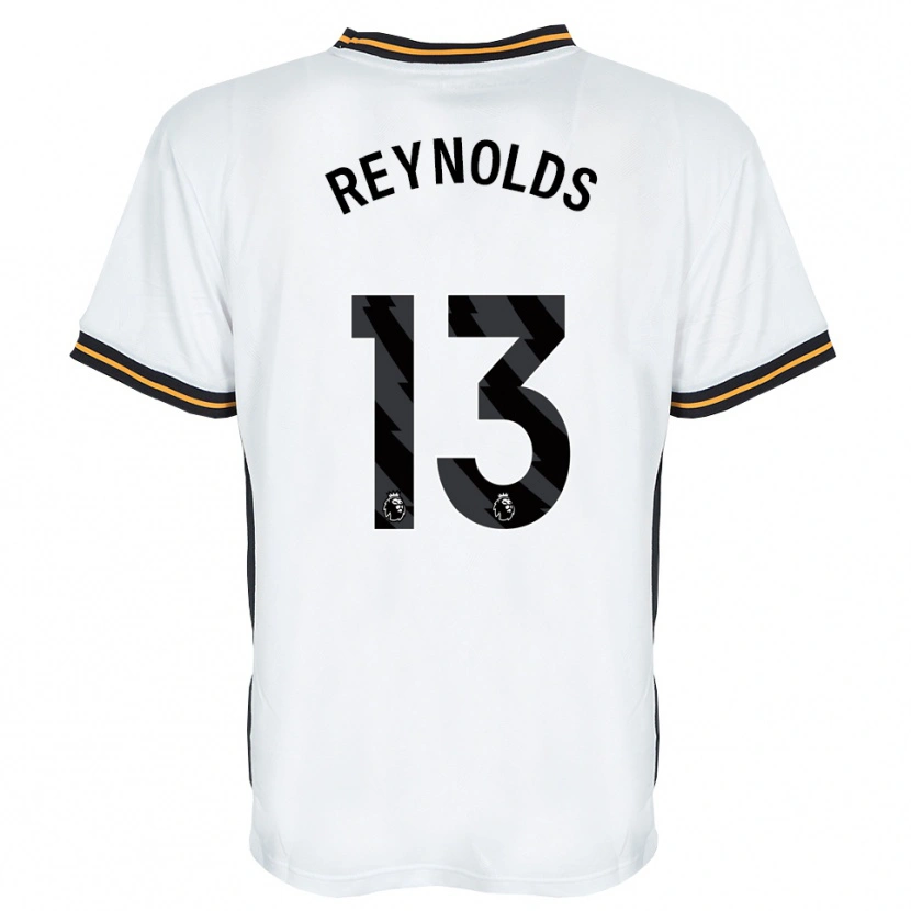 Danxen Hombre Camiseta Kerr Reynolds #13 Blanco Naranja Negro 2ª Equipación 2026/27 La Camisa