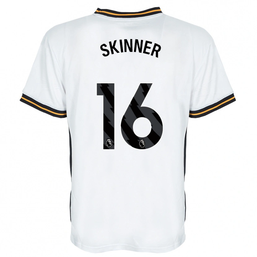 Danxen Hombre Camiseta Harley Skinner #16 Blanco Naranja Negro 2ª Equipación 2026/27 La Camisa