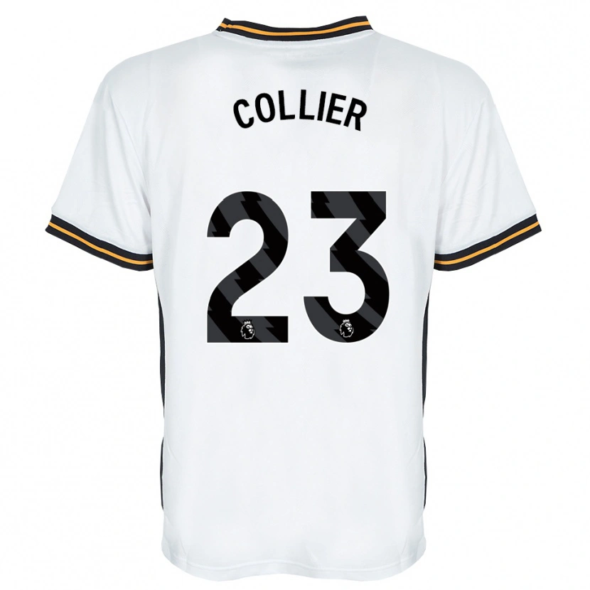 Danxen Hombre Camiseta Holly Johnson-Collier #23 Blanco Naranja Negro 2ª Equipación 2026/27 La Camisa
