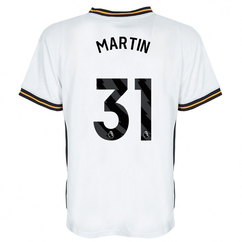 Danxen Hombre Camiseta Faith Martin #31 Blanco Naranja Negro 2ª Equipación 2026/27 La Camisa