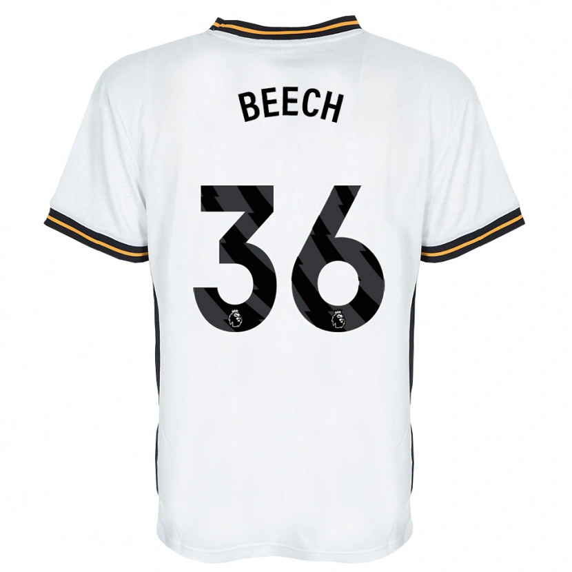 Danxen Hombre Camiseta Amy Beech #36 Blanco Naranja Negro 2ª Equipación 2026/27 La Camisa