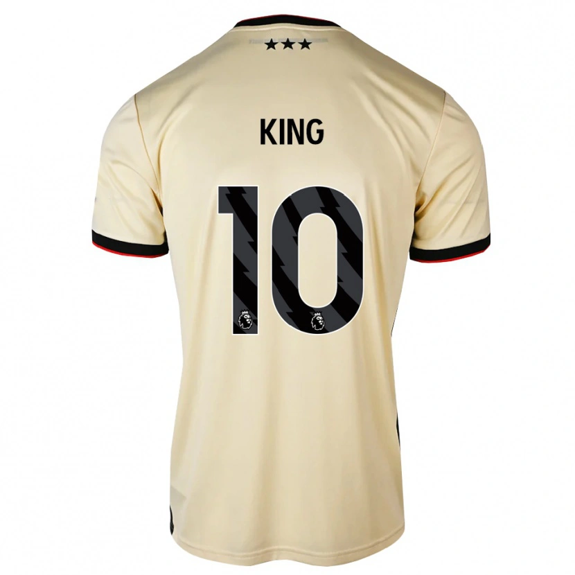 Danxen Hombre Camiseta Eloise King #10 Lemonchiffon Negro Rojo 2ª Equipación 2026/27 La Camisa
