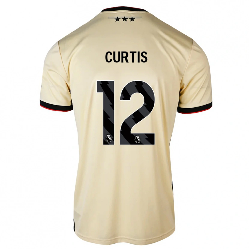 Danxen Hombre Camiseta Henry Curtis #12 Lemonchiffon Negro Rojo 2ª Equipación 2026/27 La Camisa
