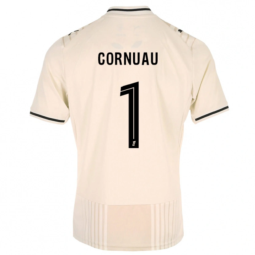 Danxen Hombre Camiseta Nino Cornuau #1 Encaje Antiguo Negro Blanco Antique 2ª Equipación 2026/27 La Camisa