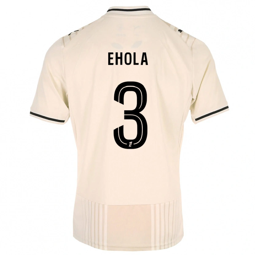 Danxen Hombre Camiseta Ange Ehola #3 Encaje Antiguo Negro Blanco Antique 2ª Equipación 2026/27 La Camisa