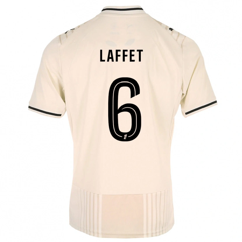 Danxen Hombre Camiseta Yves Laffet #6 Encaje Antiguo Negro Blanco Antique 2ª Equipación 2026/27 La Camisa
