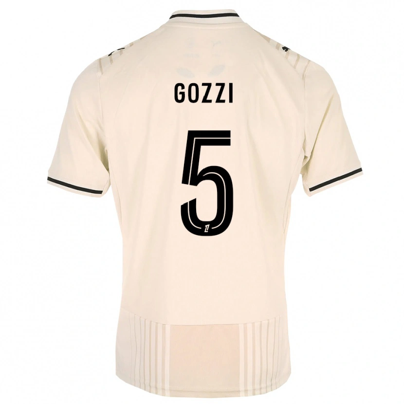 Danxen Hombre Camiseta Paolo Gozzi #5 Encaje Antiguo Negro Blanco Antique 2ª Equipación 2026/27 La Camisa