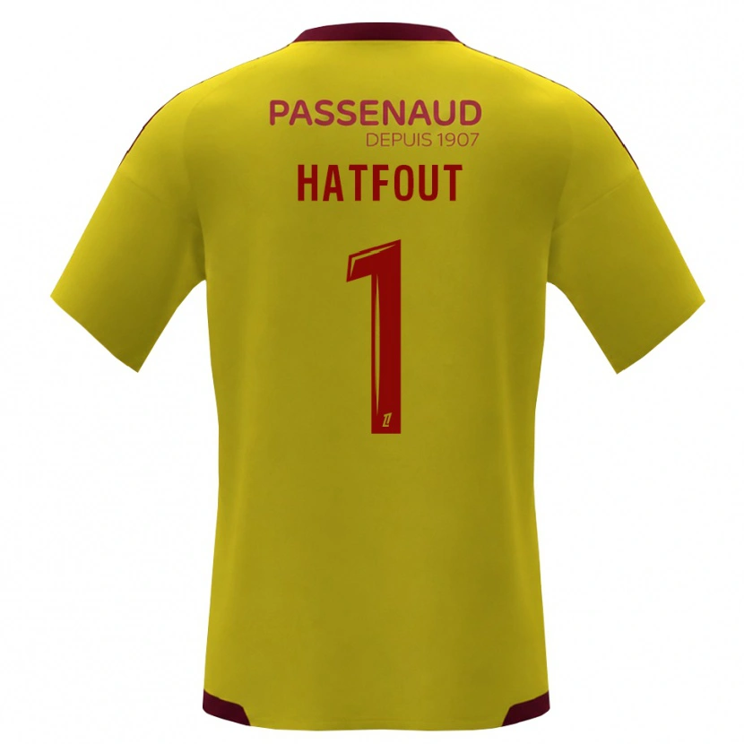 Danxen Hombre Camiseta Ewan Hatfout #1 Amarillo Rojo Verde 2ª Equipación 2026/27 La Camisa