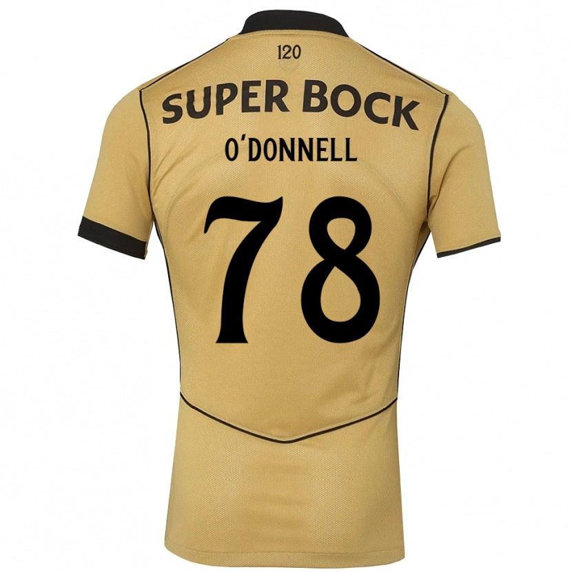 Danxen Hombre Camiseta Miri O'donnell #78 Goldenrod Negro 2ª Equipación 2026/27 La Camisa