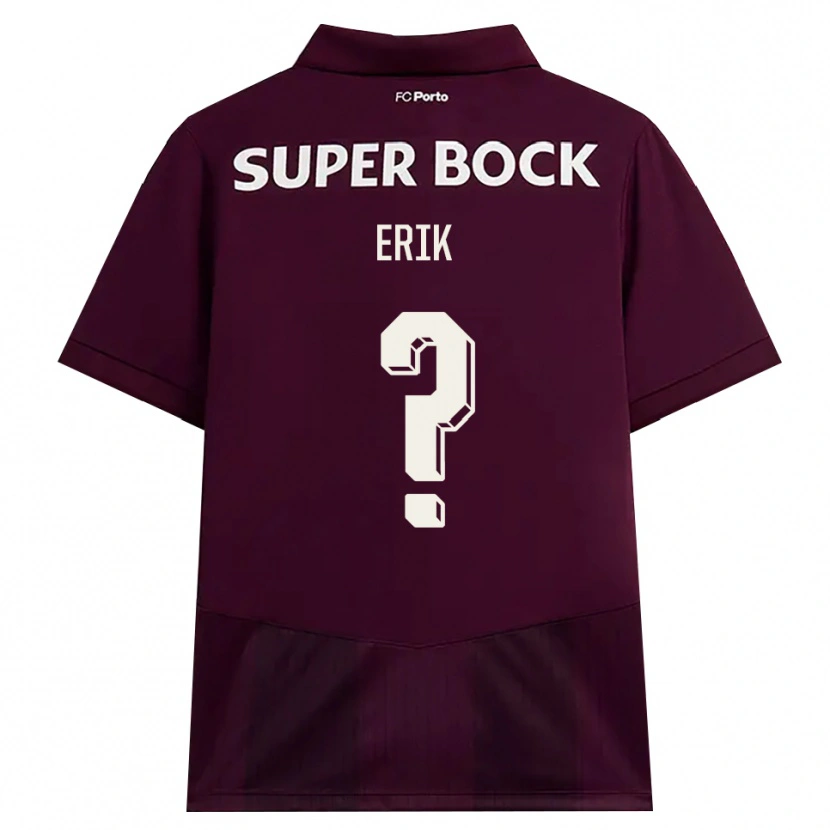 Danxen Hombre Camiseta Erik #0 Blanco Borgoña Blanco 2ª Equipación 2026/27 La Camisa