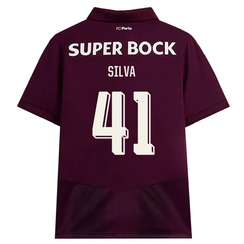 Danxen Hombre Camiseta Gonçalo Silva #41 Blanco Borgoña Blanco 2ª Equipación 2026/27 La Camisa