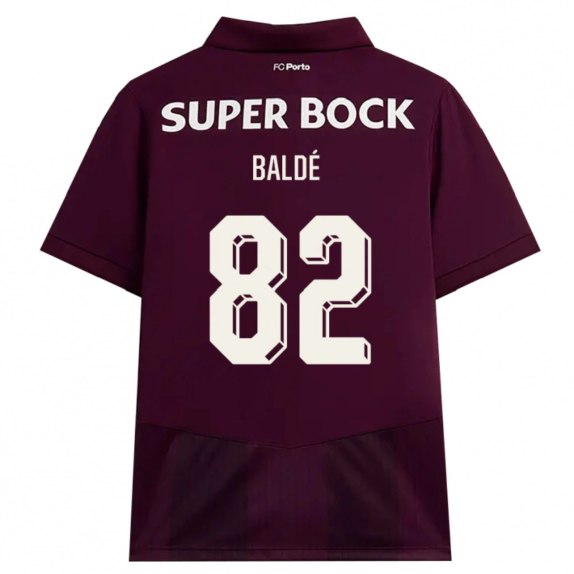 Danxen Hombre Camiseta Alfa Baldé #82 Blanco Borgoña Blanco 2ª Equipación 2026/27 La Camisa