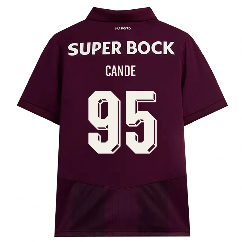 Danxen Hombre Camiseta Anhá Cande #95 Blanco Borgoña Blanco 2ª Equipación 2026/27 La Camisa