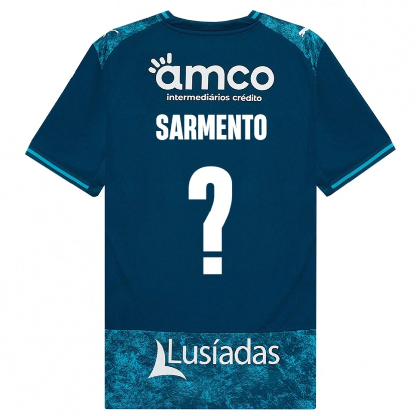 Danxen Hombre Camiseta Bernardo Sarmento #0 Grisardodarkslategray Turquesamedio 2ª Equipación 2026/27 La Camisa