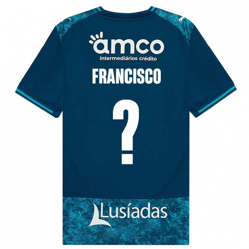 Danxen Hombre Camiseta Martim Francisco #0 Grisardodarkslategray Turquesamedio 2ª Equipación 2026/27 La Camisa