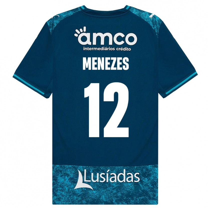 Danxen Hombre Camiseta Gabriel Menezes #12 Grisardodarkslategray Turquesamedio 2ª Equipación 2026/27 La Camisa