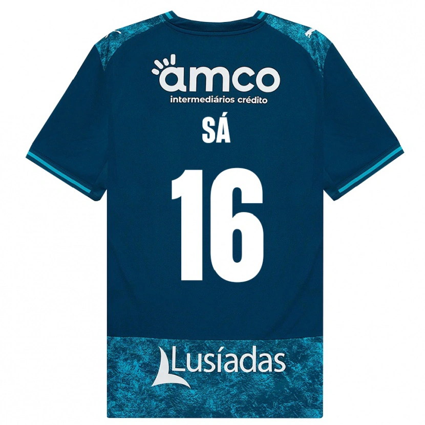 Danxen Hombre Camiseta Alex Sá #16 Grisardodarkslategray Turquesamedio 2ª Equipación 2026/27 La Camisa