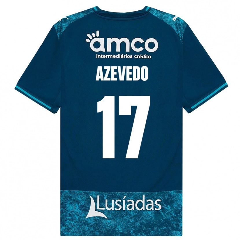 Danxen Hombre Camiseta Mariana Azevedo #17 Grisardodarkslategray Turquesamedio 2ª Equipación 2026/27 La Camisa