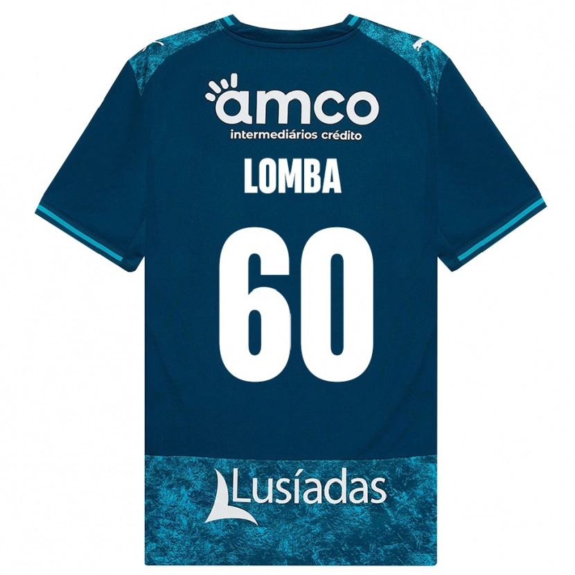 Danxen Hombre Camiseta João Lomba #60 Grisardodarkslategray Turquesamedio 2ª Equipación 2026/27 La Camisa