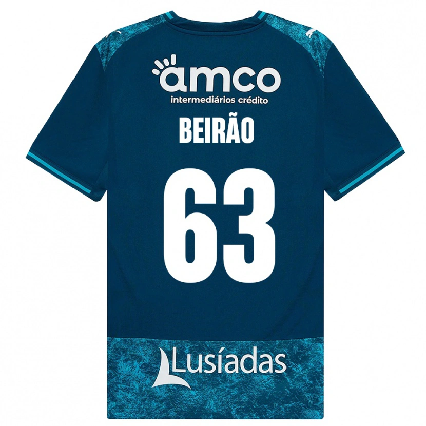 Danxen Hombre Camiseta Rodrigo Beirão #63 Grisardodarkslategray Turquesamedio 2ª Equipación 2026/27 La Camisa