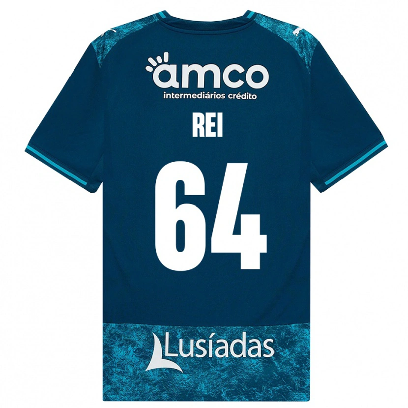 Danxen Hombre Camiseta Ricardo Rei #64 Grisardodarkslategray Turquesamedio 2ª Equipación 2026/27 La Camisa