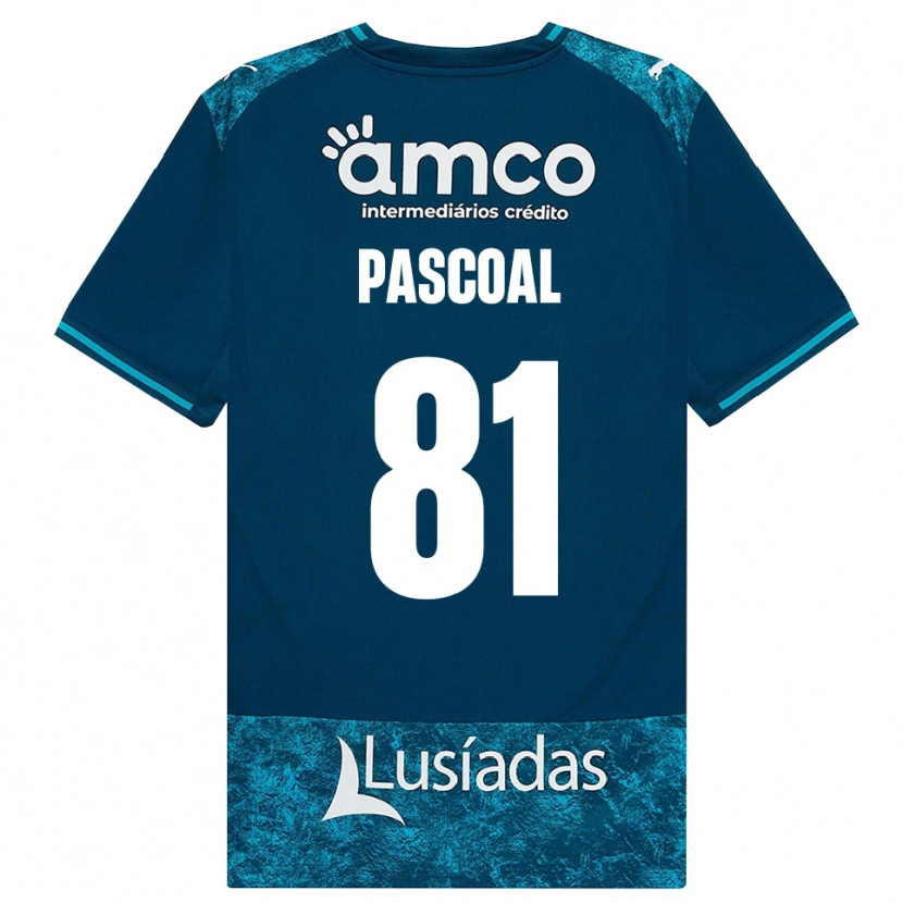 Danxen Hombre Camiseta Fodé Pascoal #81 Grisardodarkslategray Turquesamedio 2ª Equipación 2026/27 La Camisa
