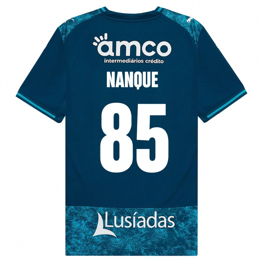 Danxen Hombre Camiseta Edgar Nanque #85 Grisardodarkslategray Turquesamedio 2ª Equipación 2026/27 La Camisa