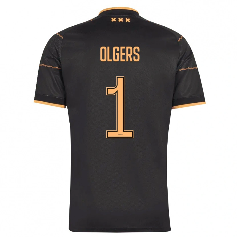 Danxen Hombre Camiseta Guus Olgers #1 Negro Naranja 2ª Equipación 2026/27 La Camisa