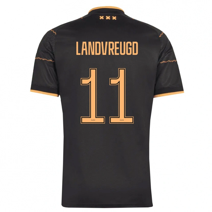 Danxen Hombre Camiseta Nafairon Landvreugd #11 Negro Naranja 2ª Equipación 2026/27 La Camisa