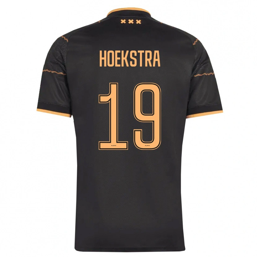 Danxen Hombre Camiseta Tiny Hoekstra #19 Negro Naranja 2ª Equipación 2026/27 La Camisa
