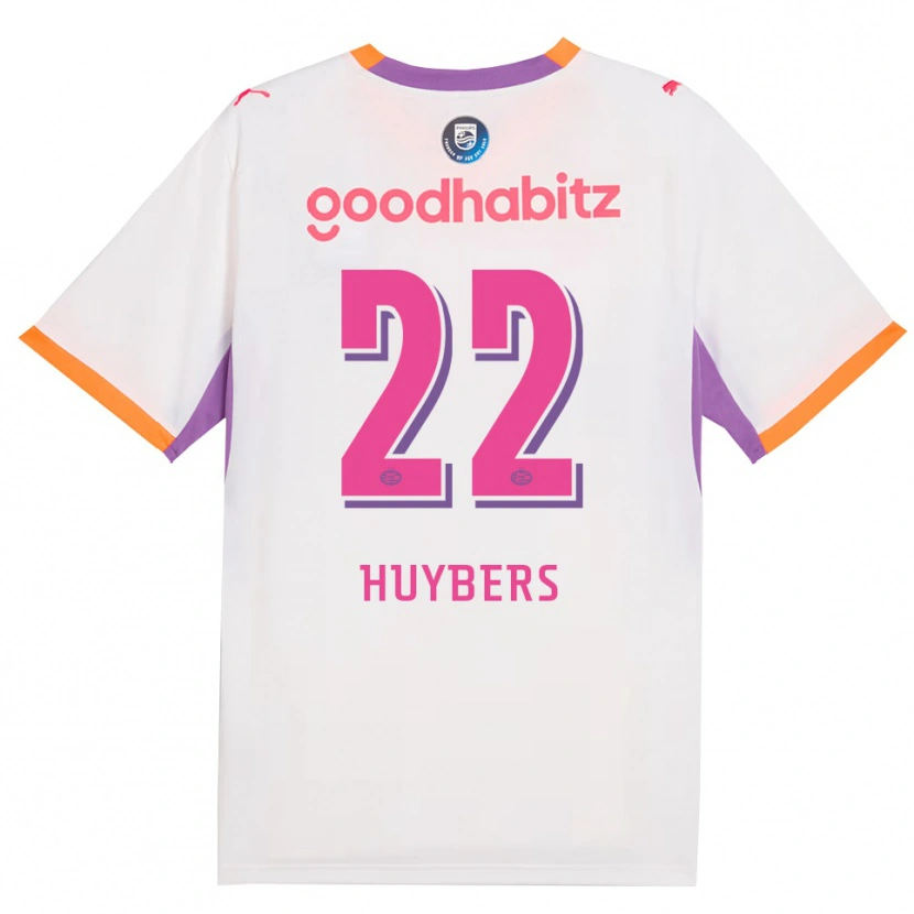 Danxen Hombre Camiseta Quinten Huybers #22 Blanco Púrpura Naranja 2ª Equipación 2026/27 La Camisa