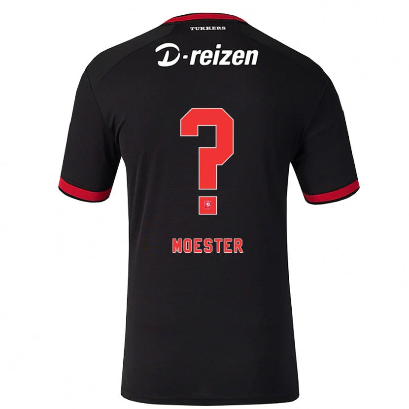 Danxen Hombre Camiseta Ewout Moester #0 Rojo Blanco Negro 2ª Equipación 2026/27 La Camisa